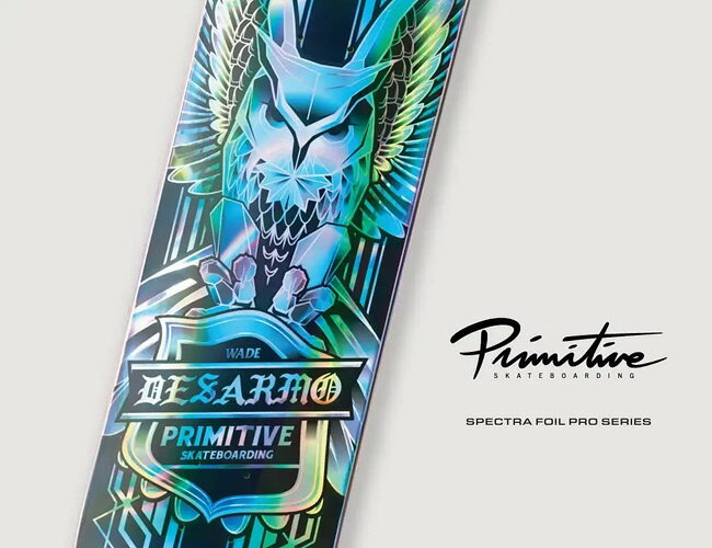 アールデリュージョンのPRIMITIVE SPECTRA SILVAS BUTTERFLY Deck デッキ スケートボード プリミティブ｜アングル2