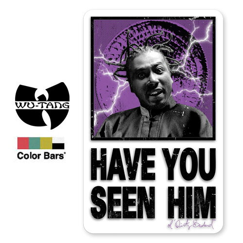 スケートボードカンパニー、Color Barsとウータン・クランの中でも特に個性的なODBのコラボステッカーです。 スケートボードやギアを個性的に彩り、独自のスタイルを表現する最適なアイテムです！ 正規ライセンス品 ・HAVE YOU SEEN HIMを大胆に配置 ・スケートボードや車、パソコンなどのアクセントに 【サイズ】約14.6×8.9cm 種類もいろいろ【スケートボード】コーナー 他にもいろいろ【キーホルダー小物】グッズColor Barsのステッカー！