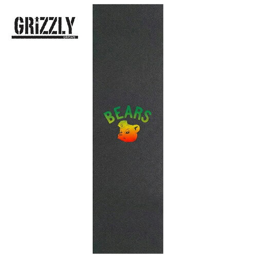 GRIZZLYのGO BEARSデッキテープです。 当店では梱包の際、折り目などが入らないよう細心の注意を払っております。 メール便の場合、重ねてつぶされてしまったり、運送途中で負荷がかかってしまう場合がございます。 スケートボードの使用では問題のない程度となりますので、予めご理解、ご了承のほどよろしくお願いいたします。 折り目やたわみ、亀裂など、状態を気にされる方は宅急便をおすすめ致します。 ※メール便の場合 同梱は2枚まで、3枚以上は宅急便コンパクト（500円～）またはゆうパック（800円～）に変更させていただきます。 予めご了承ください。 【サイズ】約84×23cm 他にもいろいろ【スケートボード】グッズ 種類もいろいろ【パーツ＆アクセサリー】コーナー RDELUSION DISCOVER ほかのアイテムもチェック！GRIZZLYのグリップテープ！