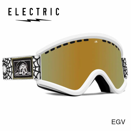 ELECTRIC EGV LURKING CLASS WHITE ゴーグル GOLD CHROME CONTRAST (+HARD GOGGLE CASE) エレクトリッ..