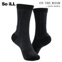 ON THE ROAM × So iLL Mano Socks ソックス ウルフブラック オンザローム ジェイソンモモア 靴下 アウトドア ファッション soill モモア アクアマン ボルダリング クライミング バイク キャンプ ストリート タトゥー ハワイ グッズ(4)