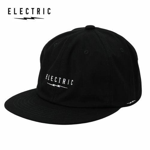 ELECTRIC UNDERVOLT COTTON TWILL 6 PANEL CAP BLACK アンダーボルトキャップ ブラック 帽子 エレクトリック グッズ ELECTRIC UNDERVOLT COTTON TWILL 6 PANEL CAP BLACK アンダーボルトキャップ ブラック 帽子 エレクトリック グッズ