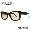ELECTRIC PORTOFINO サングラス グロスブラック AMBER 特製ハードケース付き ファッション エレクトリック グッズ