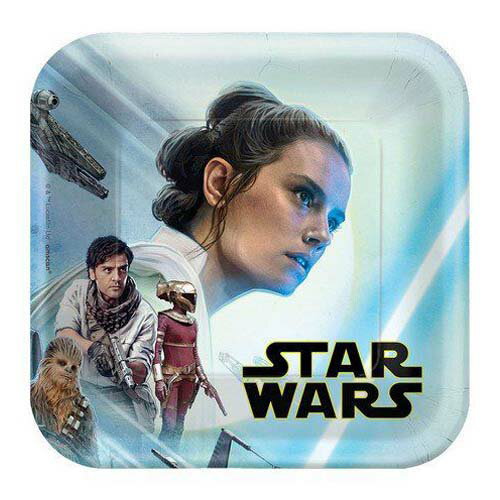 Rakuten - スター・ウォーズ スカイウォーカーの夜明け 8PCペーパープレート アソート Sサイズ 紙皿 STAR WARS エピソード9 【DesignWare】