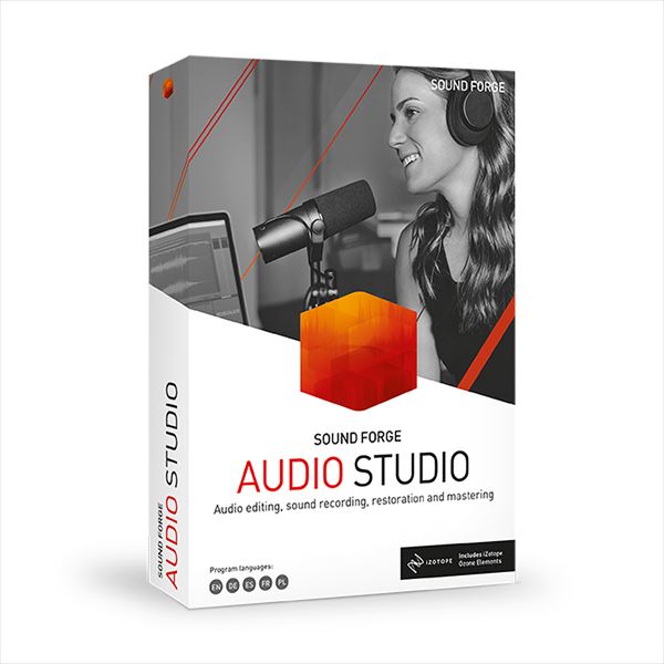 SOUND FORGE Audio Studio 15　ダウンロード版 ／ 販売元：ソースネクスト株式会社