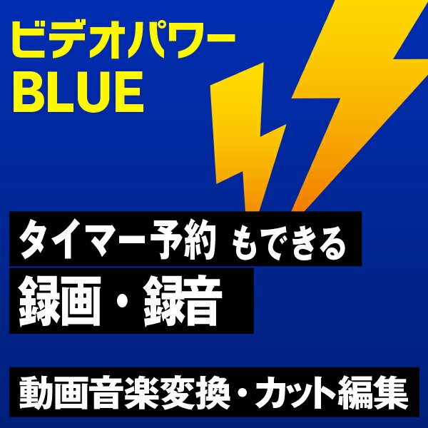 ビデオパワーBLUE 【動画変換+音楽変換＋動画編集＋スライドショー&ビデオコラージュ】／　販売元：VideoPower