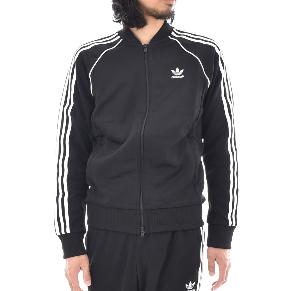 【5%OFFセール】アディダス オリジナルス adidas originals ジャージ メンズ SST トラックトップ スーパースター 上 ジャケット トレーニング クラシック スポーツ スリーストライプ ストリート系 黒 CW1256