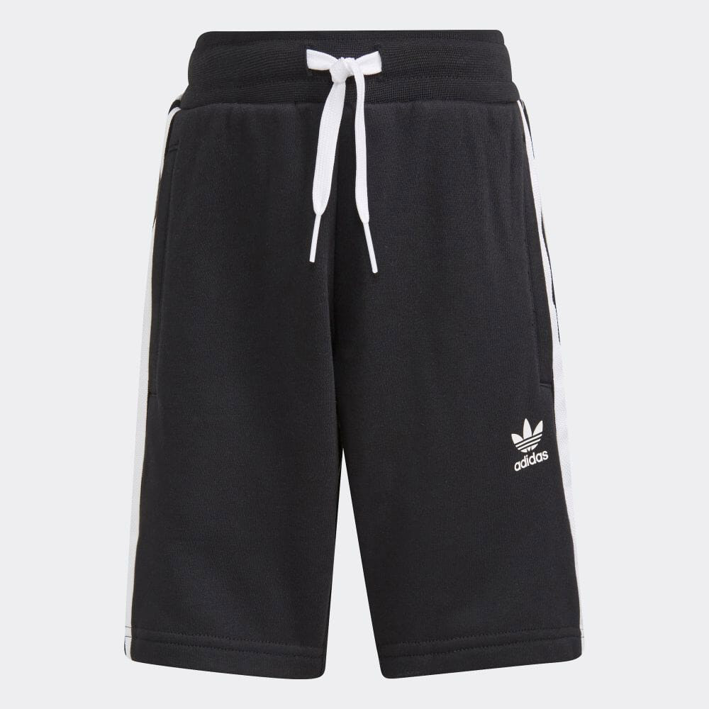 【20%OFFセール】アディダス オリジナルス adidas originals キッズ セットアップ アディカラー ショーツ & Tシャツ セット 上下セット 半袖 ハーフパンツ ジャージ トレーニングウェア 子供用 女の子 男の子 ロゴ マーク 三本線 ブラック 黒 110cm 120cm 130cm GP0194