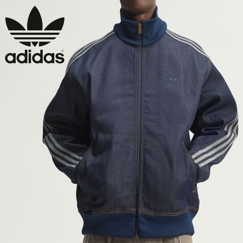 乐天商城 - アディダス オリジナルス adidas originals デニムジャケット アディカラー ロウ デニム ファイヤーバード トラックトップ ADICOLOR RAW DENIM FIREBIRD TRACK TOP KS4971【メンズ レデイース ジップアップ ジージャン ジャージ 上 デニム生地】