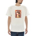 【半袖 アートTシャツ】ムンク Tシャツ マドンナ エドヴァルド・ムンク ライフ イズ アート 半袖 ショートスリーブ SS S/S メンズ レディース 大きいサイズ ビックサイズ おしゃれ 絵画 名画 ティーシャツ S M L XL XXL ホワイト 白 ブランド【S47_01】
