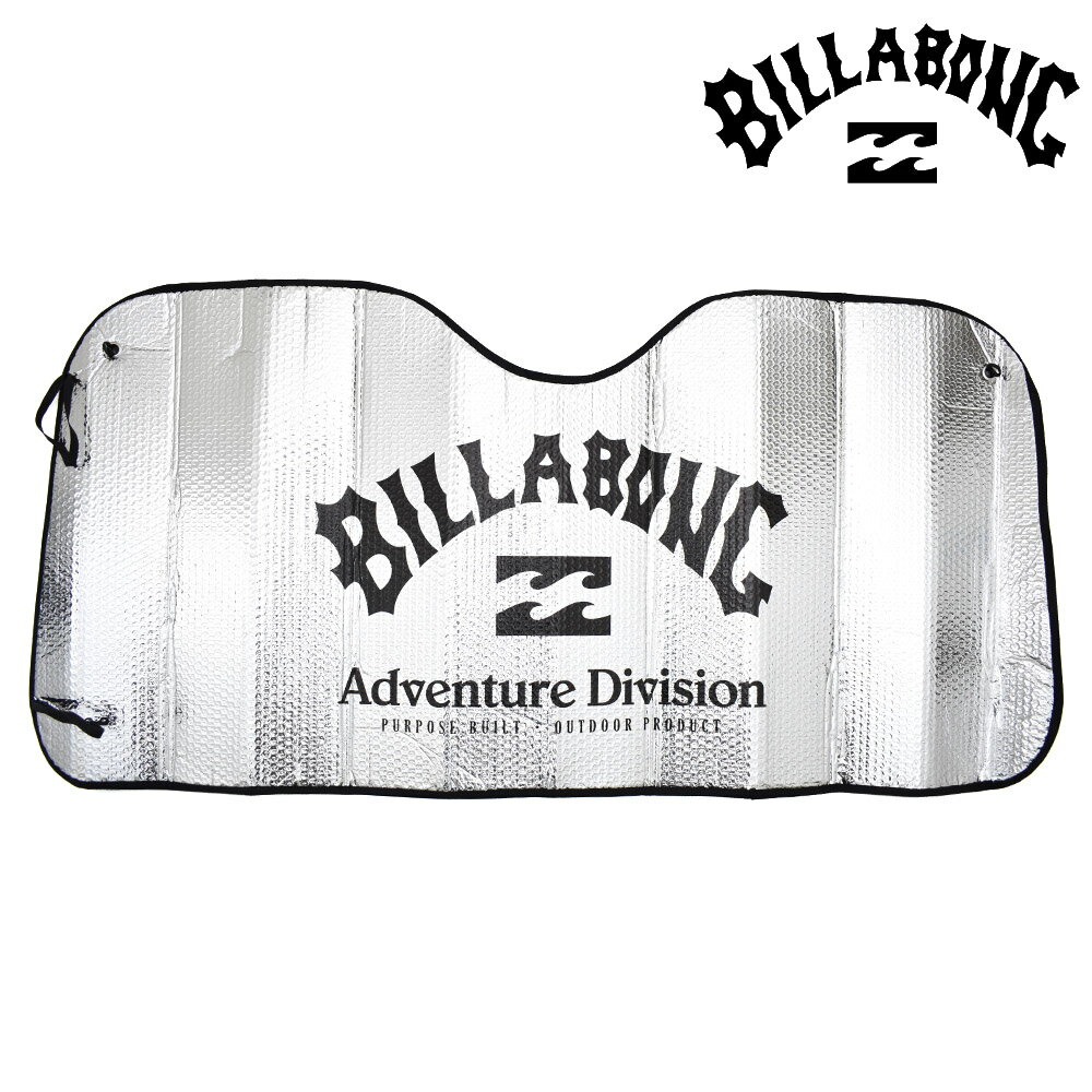Rakuten - ビラボン BILLABONG サンシェード SUNSHADE BG01A914【メンズ レディース カー用品 フロントガラス 断熱 吸盤 フロントガラスカバー 日よけ UVカット 紫外線防止 カーシェード 貼り付け アウトドア サーファー サーフィン 釣り】