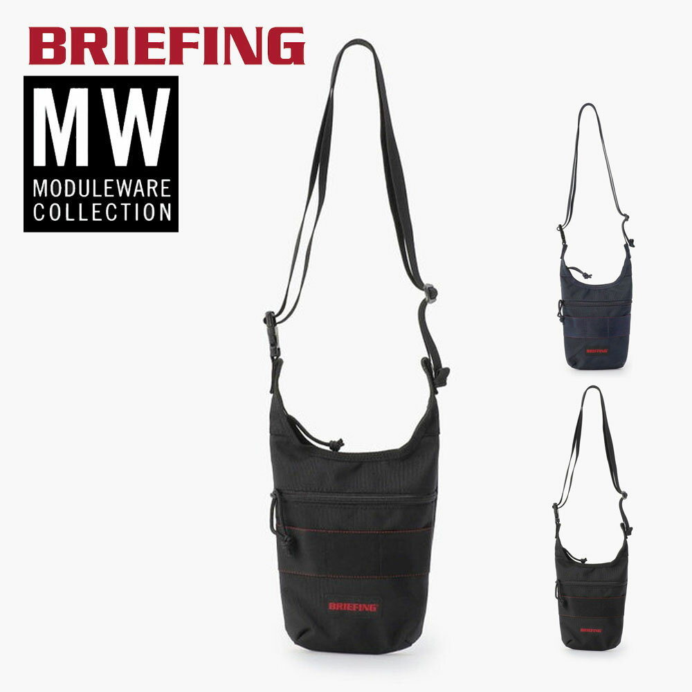 Rakuten - ブリーフィング BRIEFING ショルダーバッグ デイトリッパーミニ モジュールウエア DAY TRIPPER MINI MW BRA243L01【メンズ レディース 男女兼用 小型 ショルダーポーチ サコッシュ サブバッグ ミニバッグ ロゴ入り ナイロン リップストップナイロン 丈夫 黒 ブラック】