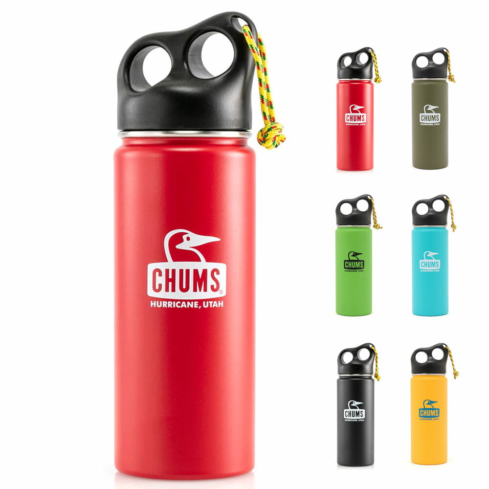 【10%OFFセール】チャムス CHUMS 水筒 タンブラー キャンパー ステンレスボトル 550ml ロゴ メンズ レディース キッズ 子供 ブランド 保温 保冷 通勤 通学 スポーツ アウトドア 遠足かわいい おしゃれ Camper Stainless Bottle 550 CH62-1391のサムネイル
