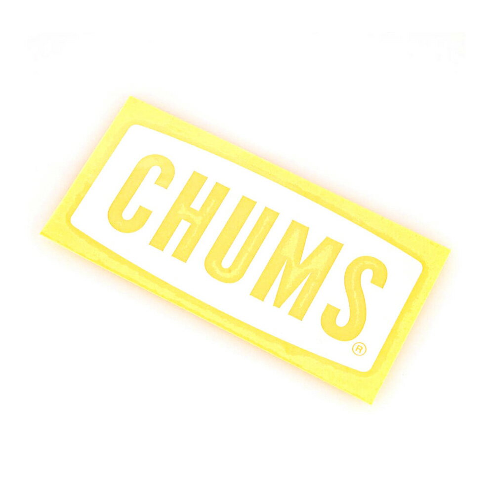 チャムス CHUMS ステッカー ロゴ ボートロゴ カッティングステッカー Sサイズ カッティングシート くり抜き アウトドア ブランド キャンプ 道具入れ 車 かっこいい ホワイト 白 CH62-1484
