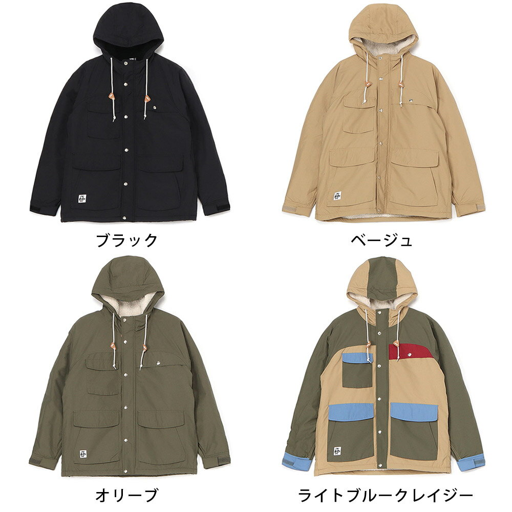 【今だけ最大20%OFFセール】チャムス CHUMS ジャケット キャンピングボアパーカー ...