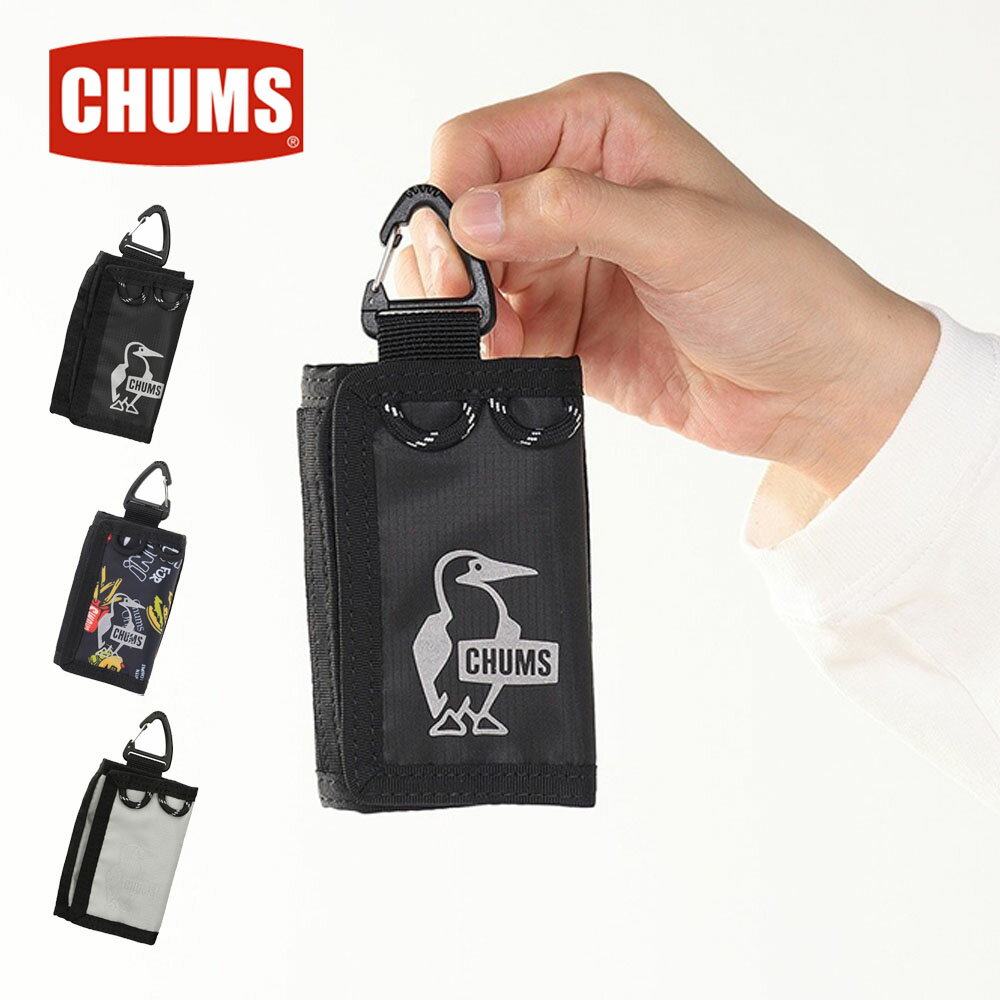 【今だけ最大10%OFFセール】チャムス CHUMS 財布 イージーゴーミニウォレット Easy-Go Mini Wallet Bag CH60-4015【メンズ レディース 男女兼用 キッズ 子供用 財布 ミニ財布 三つ折り 軽量 コンパクト カラビナ付き】