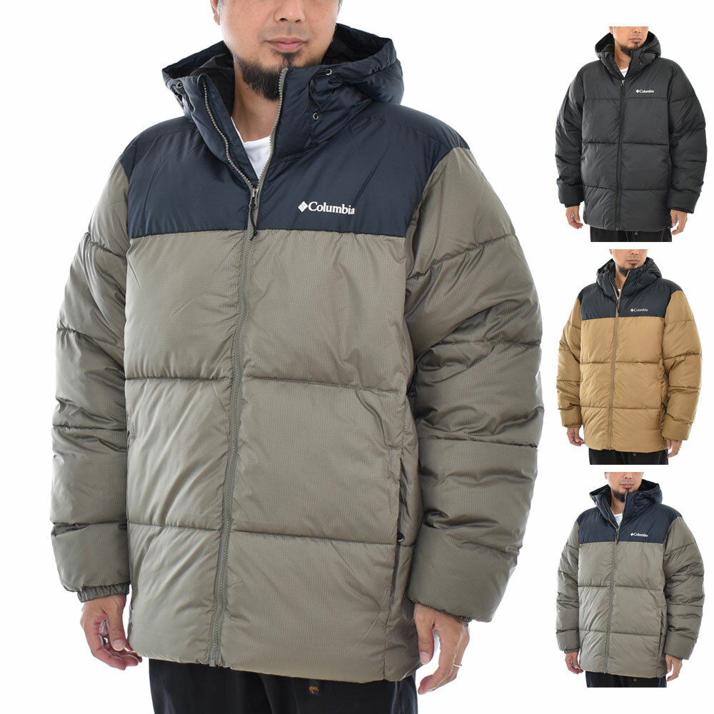 【今だけ最大25%OFFセール】コロンビア columbia ジャケット アウター アウター パフェクト フーデッド ジャケット PUFFECT HOODED JACKET WJ9792【メンズ 男性用】【ブラック デルタ ストーングリーン 010 257 397 S M L XL】【オムニシールド アウトドア 中綿ダウン 化繊】