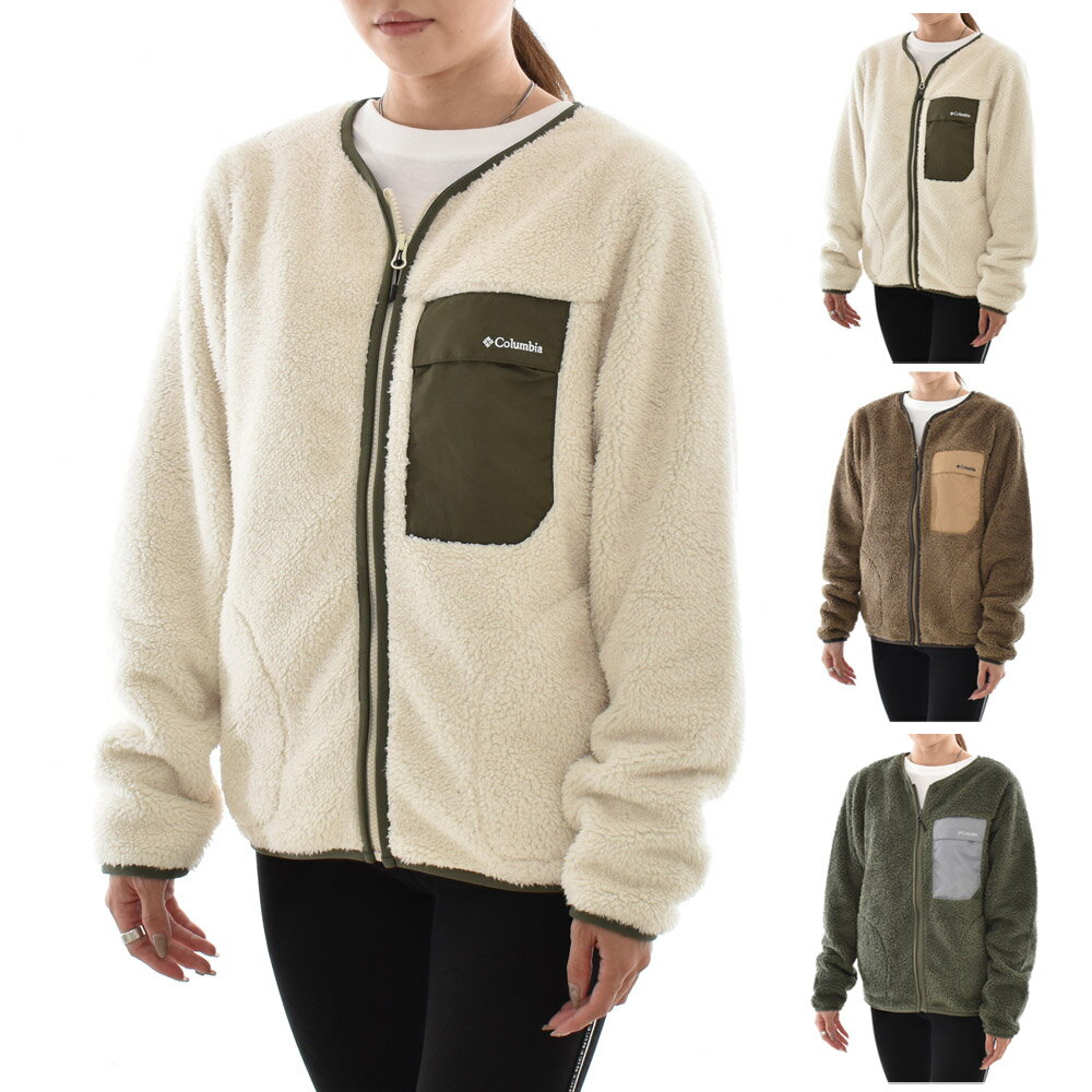 コロンビア Columbia ジャケット ウィメンズクレストトゥパークフリースカーディガン W CREST TO PARK FLEECE CARDIGAN PL0642【レディース】【フリース ボア ボアフリース ボアジャケット アウター スナップフリースジャケット スナップジャケット】