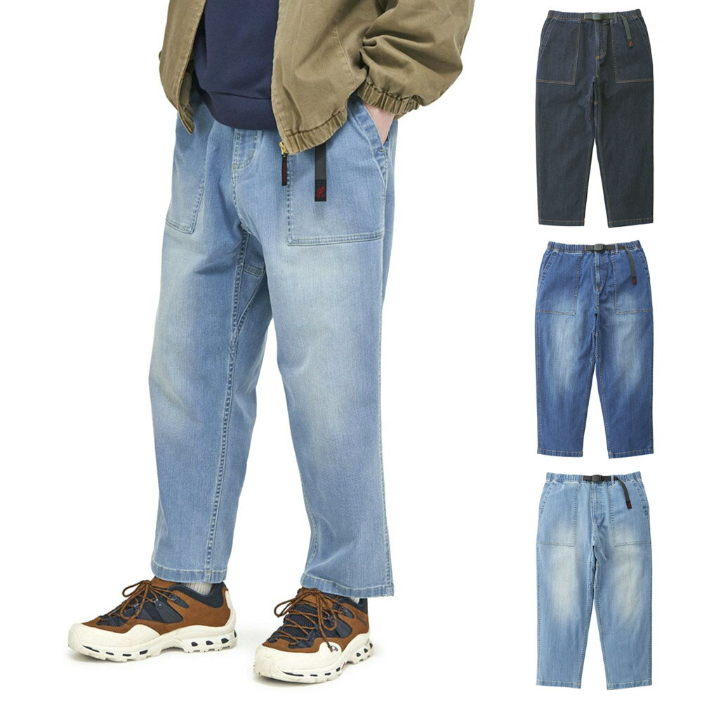 【5 OFFセール】グラミチ GRAMICCI パンツ ストレッチデニムルーズテーパードパンツ STRETCH DENIM LOOSE TAPERED PANT G3FU-P004【メンズ レディース ジーパン デニムパンツ ジーンズ クライミングパンツ アウトドア 定番】【サステナブル素材】【オーガニックコットン】