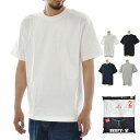 楽天レイダース【今だけ5％OFFセール】HANES ヘインズ Tシャツ ビーフィー 2枚組 BEEFY 2PIECES 2パック 2枚セット 2ピース パックT メンズ レディース ヘヴィーウェイト 肉厚 白T TEE ティーシャツ 無地 シンプル コスパ ホワイト 白 ブラック 黒 グレー H5180-2