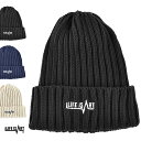 【ポッキリセール】【今だけ67%OFFセール】ライフ イズ アート Life is USA コットン 2×2 リブ ニットキャップ【ビーニー ワッチキャップ ニ...