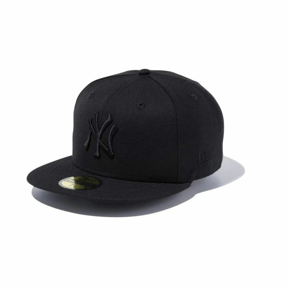 【3%OFFセール】ニューエラ キャップ 59FIFTY newera ニューヨークヤンキース ブラック【59FIFTY CAP NY メンズ レディース 黒 メジャーリーグ 小さいサイズ 大きいサイズ】【正規販売店】