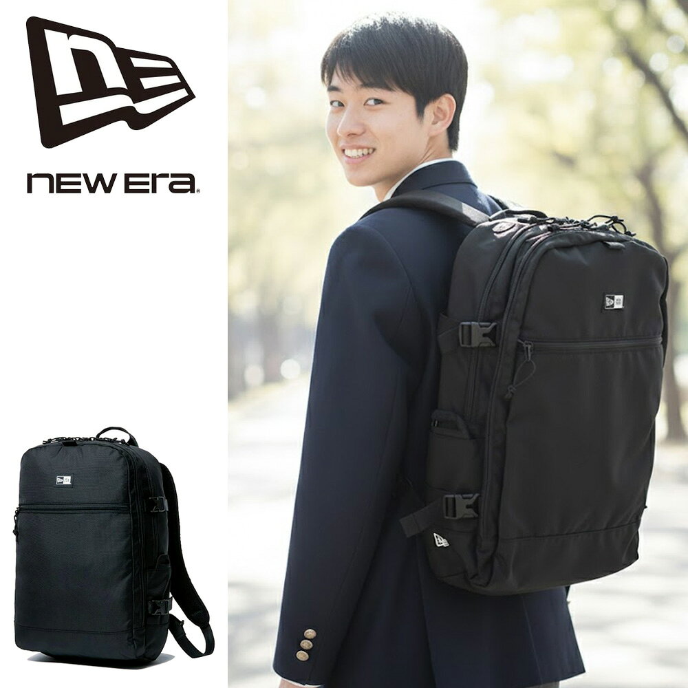 【今だけ5%OFFセール】ニューエラ NEW ERA リュック スマート パック 02 28リッター SMARTPACK 28L 14521308【メンズ レディース 大容量 バックパック リュックサック デイパック 通勤 通学 就職祝い スポーツ 黒 ブラック 新入学 新学期 新社会人 部活 高校 大学 入学祝い】