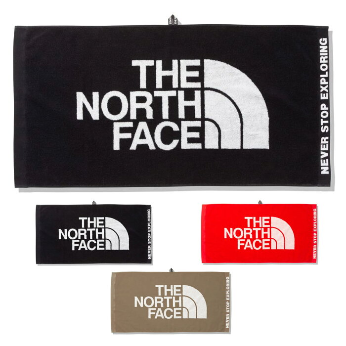 ザ ノースフェイス THE NORTH FACE ロゴ タオル コンフォートコットンタオルL スポーツタオル バスタオル 今治産 日本製 ループ付き 抗菌 消臭 保湿 メンズ レディース スポーツ ブランド アウトドア ブラック 黒 レッド 赤 Comfort Cotton Towel L NN22100