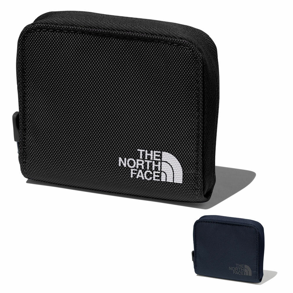 ザ ノースフェイス THE NORTH FACE シャトルワレット 財布 ウォレット 小銭入れ 小さい財布 カードホルダー ロゴ入り 黒 ブラック アーバンネイビー 紺色 通勤 通学 メンズ レディース コーデュラ Shuttle Wallet NM82340【サステナブル素材】【リサイクル素材】 レイダース