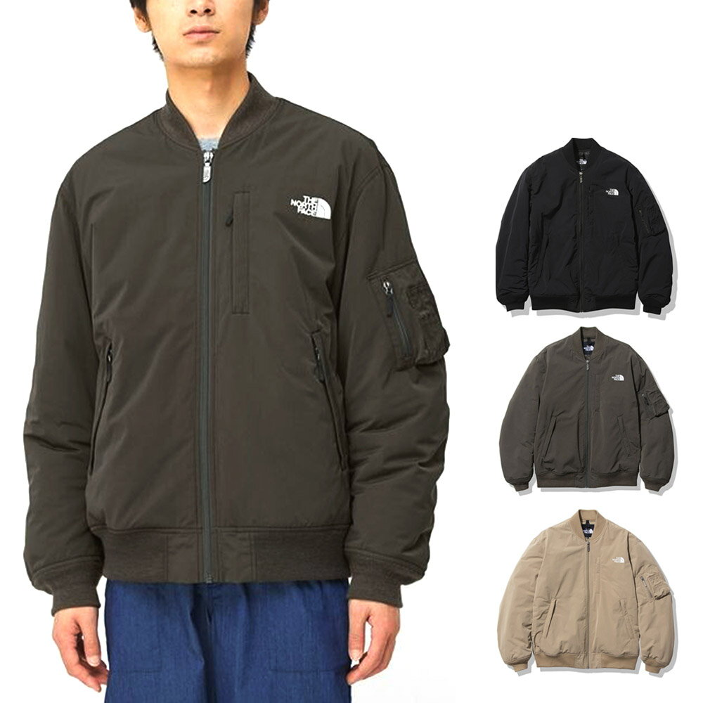 ザ ノースフェイス THE NORTH FACE インサレーションボンバージャケット アウター キャンプ アウトドア 冬 防寒 防風性 撥水性 耐久性 断熱性 静電ケア設計 メンズ レディース 黒 ケルプタン ニュートープ 中綿ジャケット MA1 MA-1 NY82132【サステナブル素材】