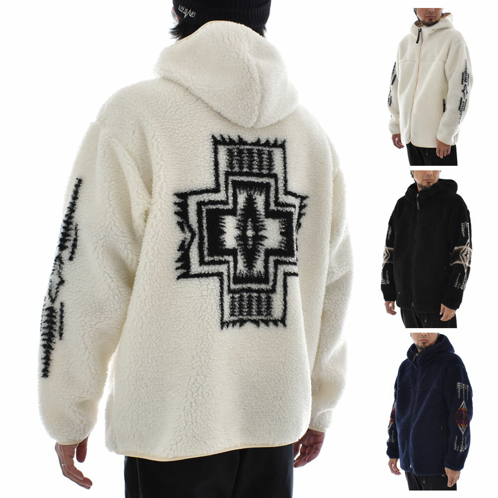 ペンドルトン PENDLETON ボアフリースパーカー ボア ジップ フーディー 4475-7016【メンズ レディース 男女兼用 ユニセックス M L】【フリ...