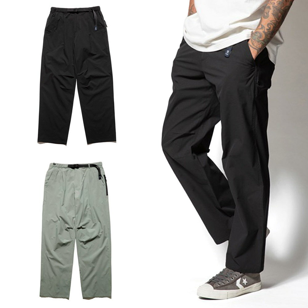 楽天レイダースロアーク リバイバル ROARK REVIVAL トラベルパンツ 2.0 ローム フリーフレックス リラックスフィット TRAVEL PANTS 2.0 RPJ1004【メンズ 男性 M L】【リラックスパンツ ワンタック ストレッチ テーパード 透湿 速乾 耐摩耗 ストレッチ 撥水 耐久性 黒 ブラック】