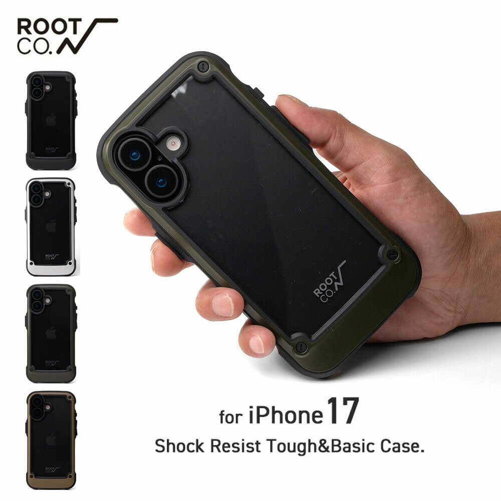 樂天商城 - 【期間限定ポイント3倍】【iPhone17専用ケース】ルート コー ROOT CO. iPhoneケース グラビティ ショックレジスト タフ&ベーシックケース GRAVITY Shock Resist Tough & Basic Case. for iPhone17 耐衝撃 GST-439247 GST-439254 GST-439261 GST-439278