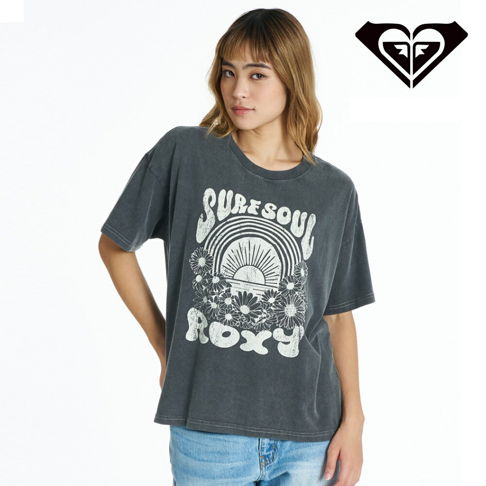 樂天商城 - ロキシー ROXY Tシャツ 半袖 Tシャツ RAINBOW ROXY S/S TEE RST262035【レディース ウィメンズ ウーマンズ ショートスリーブ 半袖Tシャツ ティーシャツ サーフィン ストリート 海水浴 プール サーファー サーフスタイル ストリート かわいい おしゃれ】