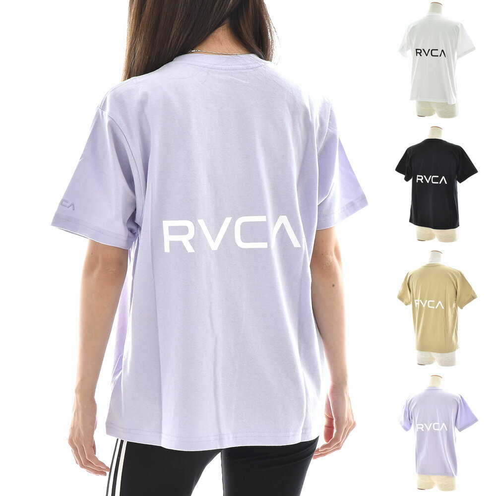 【3%OFFセール】ルーカ ルカ RVCA レディース Tシャツ ポケットTシャツ ポケT 半袖Tシャツ BACK RVCA POCKET SS ビッグシルエット ボックスシルエット ブランド サーフブランド 白 黒 ベージュ パープル シンプル カリフォルニア BA043212 レイダース