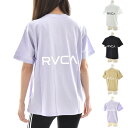 【3%OFFセール】ルーカ ルカ RVCA レディース Tシャツ ポケットTシャツ ポケT 半袖Tシャツ BACK RVCA POCKET SS ビッグシルエット ボックスシルエット ブランド サーフブランド 白 黒 ベージュ パープル シンプル カリフォルニア BA043212
