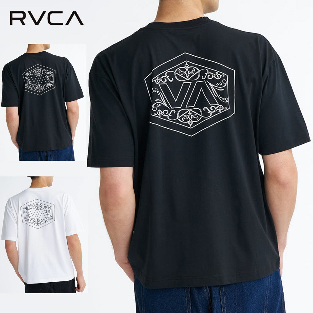 Rakuten - ルーカ ルカ rvca Tシャツ 半袖 ヘックスフィリングリー Tシャツ HEXFILINGREE BG04A203【メンズ レディース 半袖Tシャツ ティーシャツ 接触冷感 4WAYストレッチ 吸水速乾 UPF30 UVカット 紫外線 ストリート スケートボード サーフィン サーファー スノーボード】