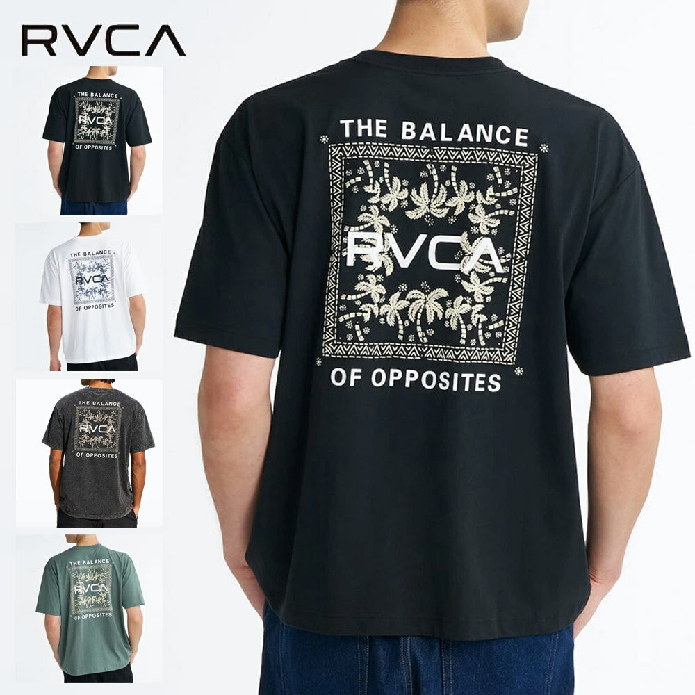 Rakuten - ルーカ ルカ rvca Tシャツ 半袖 エキゾチック ボックス Tシャツ EXOTIC BOX TEE BG04A204【メンズ レディース 半袖Tシャツ ティーシャツ 接触冷感 4WAYストレッチ 吸水速乾 UPF30 UVカット 紫外線 ストリート スケートボード サーフィン サーファー スノーボード】