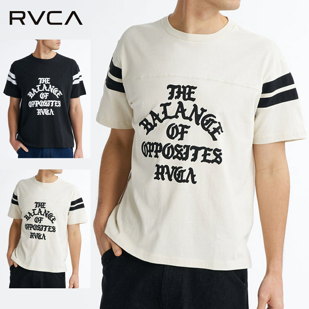 樂天商城 - ルーカ ルカ rvca Tシャツ 半袖 バランス ゲーム Tシャツ BALANCE GAME ST BG04A211【メンズ レディース 半袖Tシャツ ティーシャツ フットボール Tシャツ フットボールTシャツ ストリート スケートボード スケート スケーター サーフィン サーファー スノーボード】