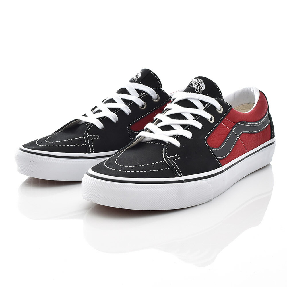 【8%OFFセール】VANS バンズ ヴァンズ スニーカー スケートロー Sk8-Low Sk8 Low ロウ スケロー レザーブラック チリペッパー オールレザー メンズ 靴 スケシュー スケートボード 26.5cm 27cm 27.5cm 28.0cm LEATHER BLACK CHILI PEPPER US企画 VN0A4UUK2S1