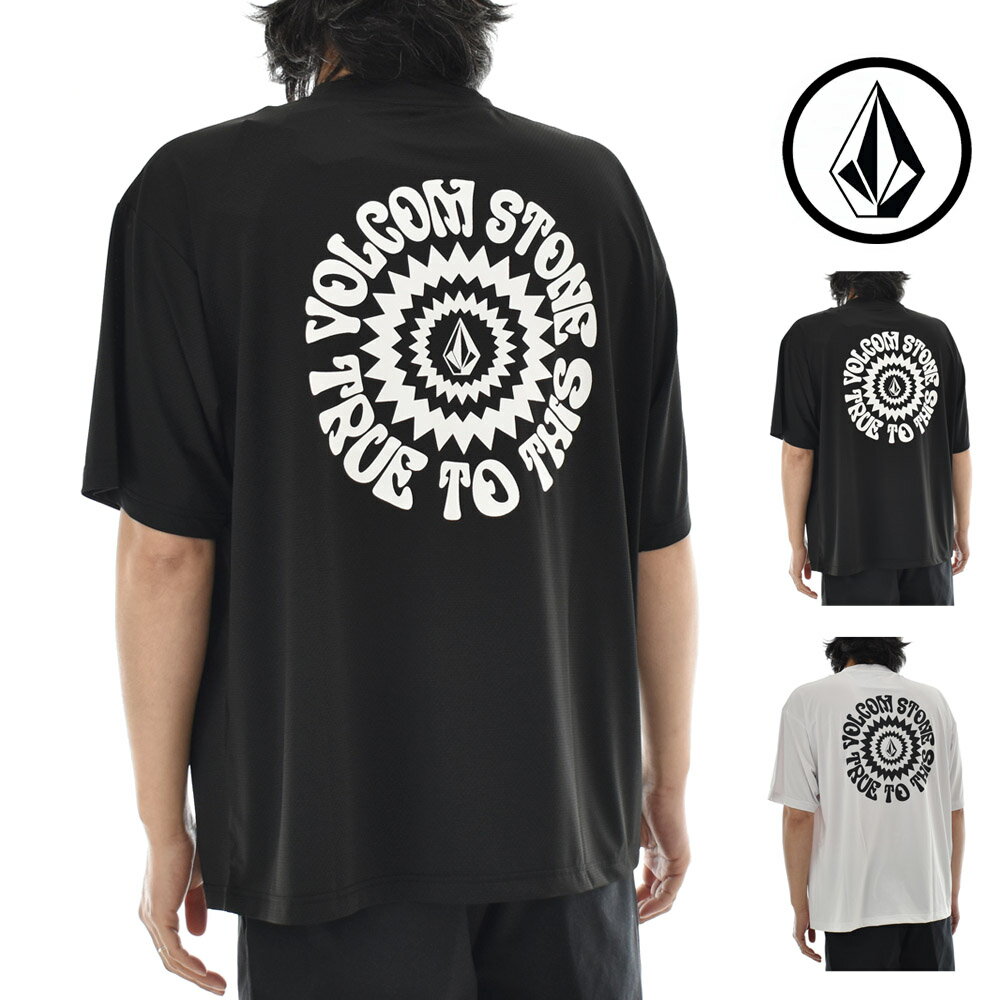 Rakuten - ボルコム VOLCOM Tシャツ 半袖 サンバースト ショートスリーブ ラッシュ Tシャツ SUN BURST SS RASH TEE VLY262001【メンズ レディース UPF50+ 水陸両用 吸水速乾 4WAYストレッチ ラッシュTシャツ ラッシュT 半袖Tシャツ ティーシャツ サーフィン 海水浴 プール ヴォルコム】