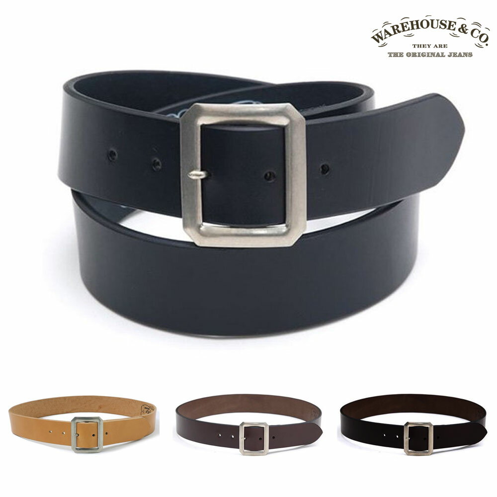 【今だけ最大10 OFFセール】ウエアハウス WAREHOUSE ベルト GARRISON BELT ガリソンベルト Lot 6039 メンズ 男性 【メンズ レディース 男女兼用】【ジーンズ用 ジーパン用 本革 牛革 レザーベルト 黒 茶 タン アメカジ 復刻 贈り物 プレゼント】ウェアハウス