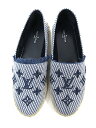 【中古】【新古品】LOUISVUITTON/ルイヴィトンレディース/モノグラムデニム/エスパドリーユ/MARINE/ブルー系/35サイズ/送料無料/靴/春夏/Sサイズ(4)