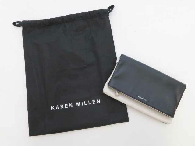 KAREN MILLEN/カレンミレン/バッグ/レザー/ブラック【中古】