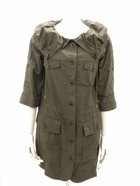 RU JEANS/アールユー ジーンズ/コート/モッズコート/カーキ/2サイズ/レディース/お値下げ【中古】