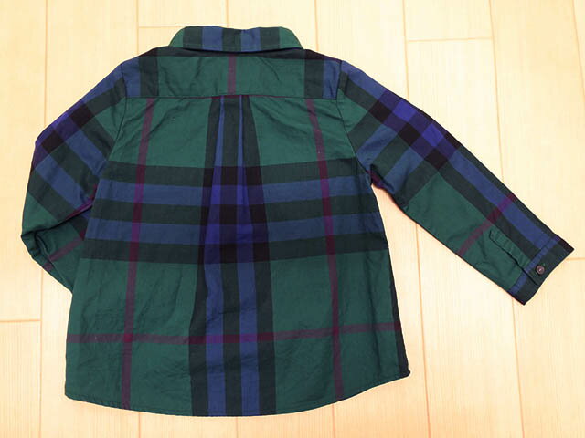 BURBERRY/バーバリー/子供服/トップス/男の子/チェック/ポケット/メール便可/18M【中古】