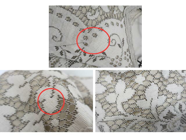 【中古】GRACE CONTINENTAL グレースコンチネンタル トップス レディース サイズ36 レース 5分袖 春夏