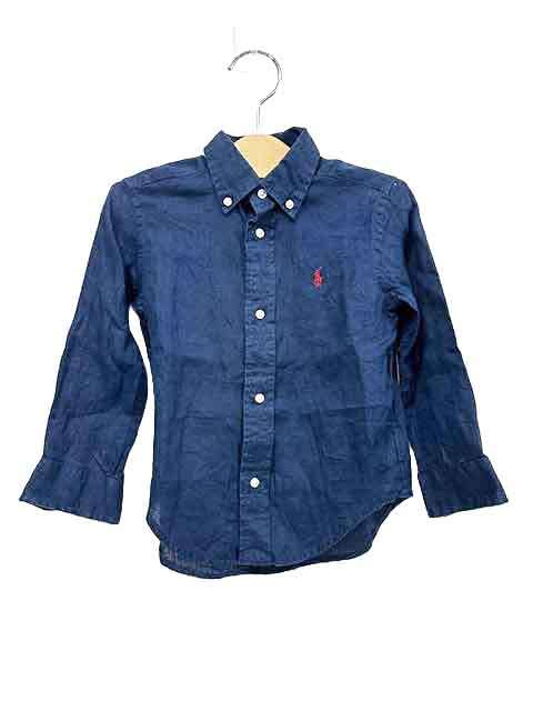 【ブランド/メーカー】ラルフ ローレン 【カテゴリ】トップス 【色】ネイビー 【サイズ】 3T 【素材】画像参照 【状態】USED 【コメント】 　　こちらは中古品です。※襟元に使用感あり。シワあり。まだまだお使いいただけます。 ※写真のイ...
