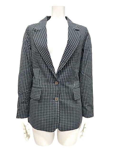 Rakuten - 【中古】GOLDEN GOOSE DELUXE BRAND ゴールデングース ジャケット レディース チェック ブラック系 G26D045.A7 XS