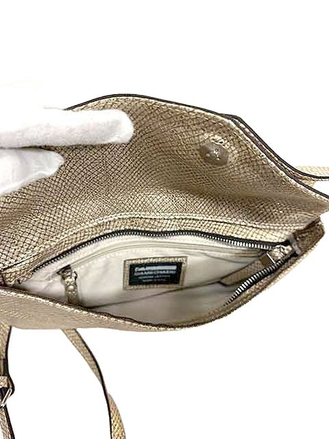 【中古】GIANNI CHIARINI ジャンニキアリーニ バッグ レディース ゴールド ショル...